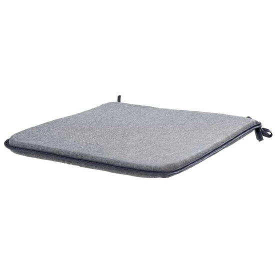 Neu 🛒 Sitzkissen - Grau - Polyester - 36 X 34,5 Cm 🎁 4 Neu 🛒 Sitzkissen - Grau - Polyester - 36 X 34,5 Cm 🎁 – Bild 2