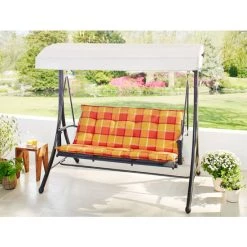 Angebote 👏 2-teilige Auflage Für Hollywoodschaukeln In Rot/terrakotta 🧨