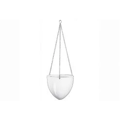 Aktion 🔔 Scheurich 54346 Hängeampel Aus Kunststoff, Mit Kette, 2,65 L, Ø 20 X 17.5 Cm, Bright White 🎉 -Sun Garden Verkäufe unnamed file 378