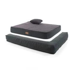 Budget ⌛ Brunolie Odin Hundebett Hundesofa , Waschbar , Orthopädisch ,rutschfest , Atmungsaktiver Memory-Schaum , Viskoelastisch ,Kuschellehne , Kuschelkissen , Größe M (100 × 12 × 80 Cm) , Dunkelgrau 👏 -Sun Garden Verkäufe unnamed file 40