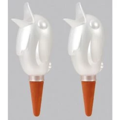 Auslauf 🤩 Scheurich Bördy Bewässerung Wasserspender Bewässerungskugel Grün Transparent & Pearl (2, Transparent Pearl) 🎁