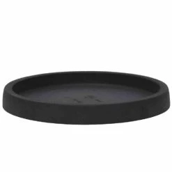 Bestes Angebot 🎁 Scheurich 704-8SWGRANIT Marcella Untersetzer Marcella 48, Ø 48x4,6cm, Schwarz/granit (1 Stück) 😀