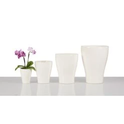 Brandneu 🔔 Scheurich 608/17 Pflanzgefaess Glossy Cream; 13 Cm X 13 Cm X 17,3 Cm, 47415 🎁