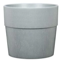 Rabatt 👍 Scheurich Pflanzkübel CONCRETE 30/266 GROOVE+ 👍