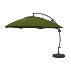 Brandneu 🎉 Ampelschirm / Sonnenschirm Sun Garden Easy Sun KD Ø375cm Grün ❤️