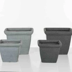 Besorgen ⭐ Scheurich Pflanzkübel Giona Stony Grey 25 Cm Eckig - Kunststoff 🔔 -Sun Garden Verkäufe unnamed file 646