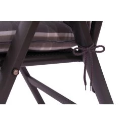 Blitzangebot 🛒 Sun Garden Gartenauflage "Sylt" Hochlehner 4er Set / 10557-700 Grau-weiß Gestreift 😀 -Sun Garden Verkäufe unnamed file 93